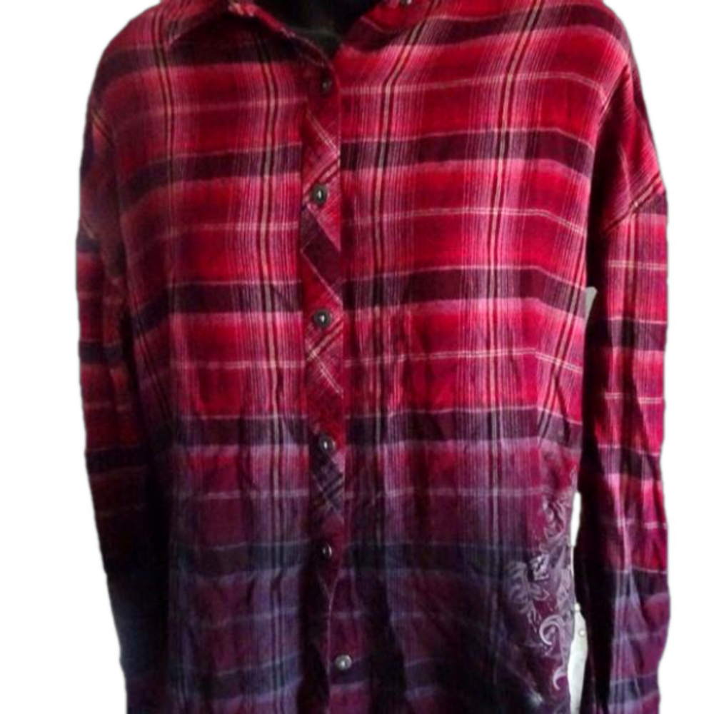 Harley Davidson 100% VISCOSE LONG SLEEVED SHIRT
